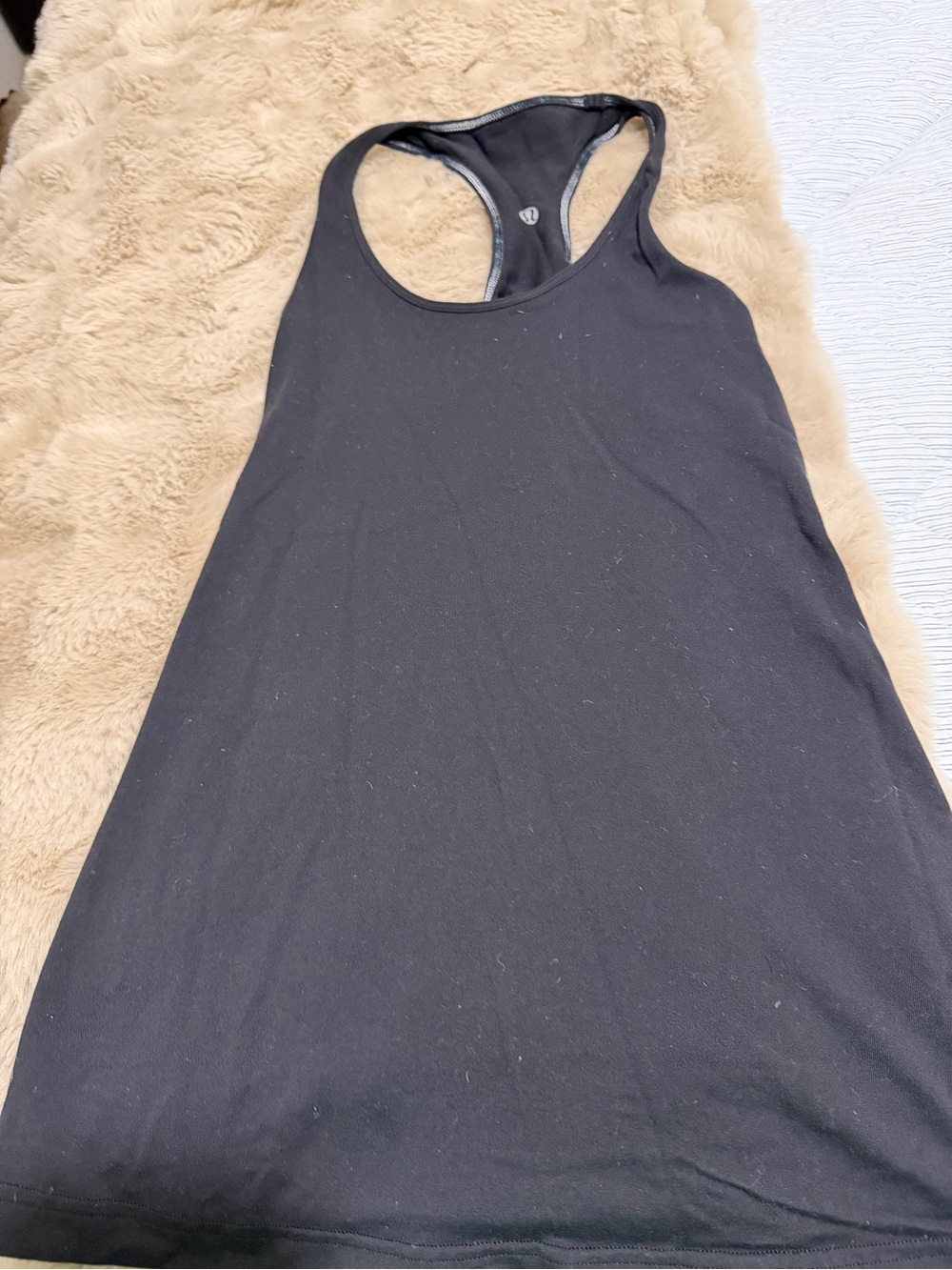 Black Racerback Tank Top